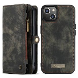 Apple iPhone 13 Mini Portemonnee Hoesje met uitneembare Back Cover - Caseme - Zwart