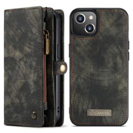 Apple iPhone 13 Portemonnee Hoesje met uitneembare Back Cover - Caseme - Zwart