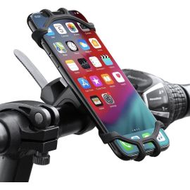 Silcionen telefoon / smartphone houder voor Fiets / Motor / Kinderwagen
