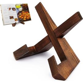 Houten Kookboekhouder | Kookboekstandaard | Displaystandaard | Laptopstandaard