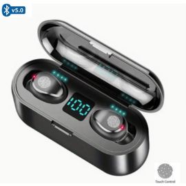 Otiume Draadloze Oordopjes - Bluetooth Headset -  Zwart