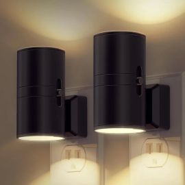 Wandlamp Stopcontact LED | Nachtlampje met Sensor | Warm Wit Licht | Slaapkamer, Hal, Kinderkamer