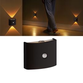 Cacious Draadloze Wandlamp | Zwart - Zonder te Boren