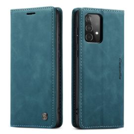 Samsung Galaxy A52 Slank Book Case Hoesje Donkerblauw - Caseme (013 Serie)