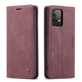 Samsung Galaxy A52 Slank Book Case Hoesje Rood - Caseme (013 Serie)