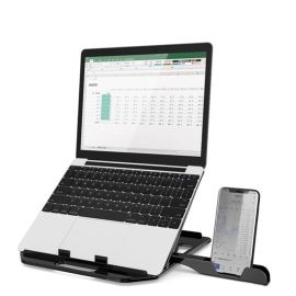 Laptop standaard en verhoger - Universeel 10" tot 16" inch - Zwart