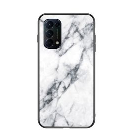 Oppo Find X3 Lite Hoesje Wit Marmer - Cacious (Marble Serie)