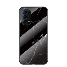 Oppo Find X3 Lite Hoesje Zwart Marmer - Cacious (Marble Serie)