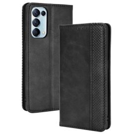 Oppo Find X3 Lite Portemonnee Hoesje Zwart - Cacious (Wallet Serie)