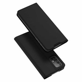 Samsung Galaxy A52 Bookcase Hoesje Zwart - Dux Ducis (Skin Serie)