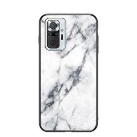 Xiaomi Redmi Note 10 Pro Hoesje Wit Marmer - Cacious (Marble Serie)