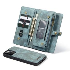 Apple iPhone 12 Portemonnee Hoesje met uitneembare Back Cover - Caseme - Blauw