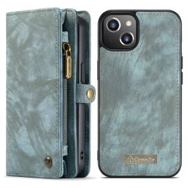 Apple iPhone 13 Mini Portemonnee Hoesje met uitneembare Back Cover - Caseme - Blauw