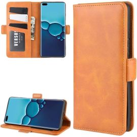 Huawei P40 Lite Hoesje - Book Cover Camel by Cacious (Element serie)