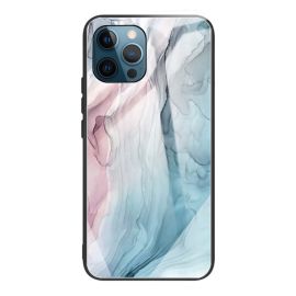 iPhone 13 Pro Max Hoesje Blauw Marmer - Cacious (Marble Serie)
